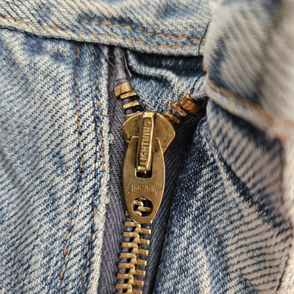 Light Blue Wide Leg Jeans - Picture 5 of 8